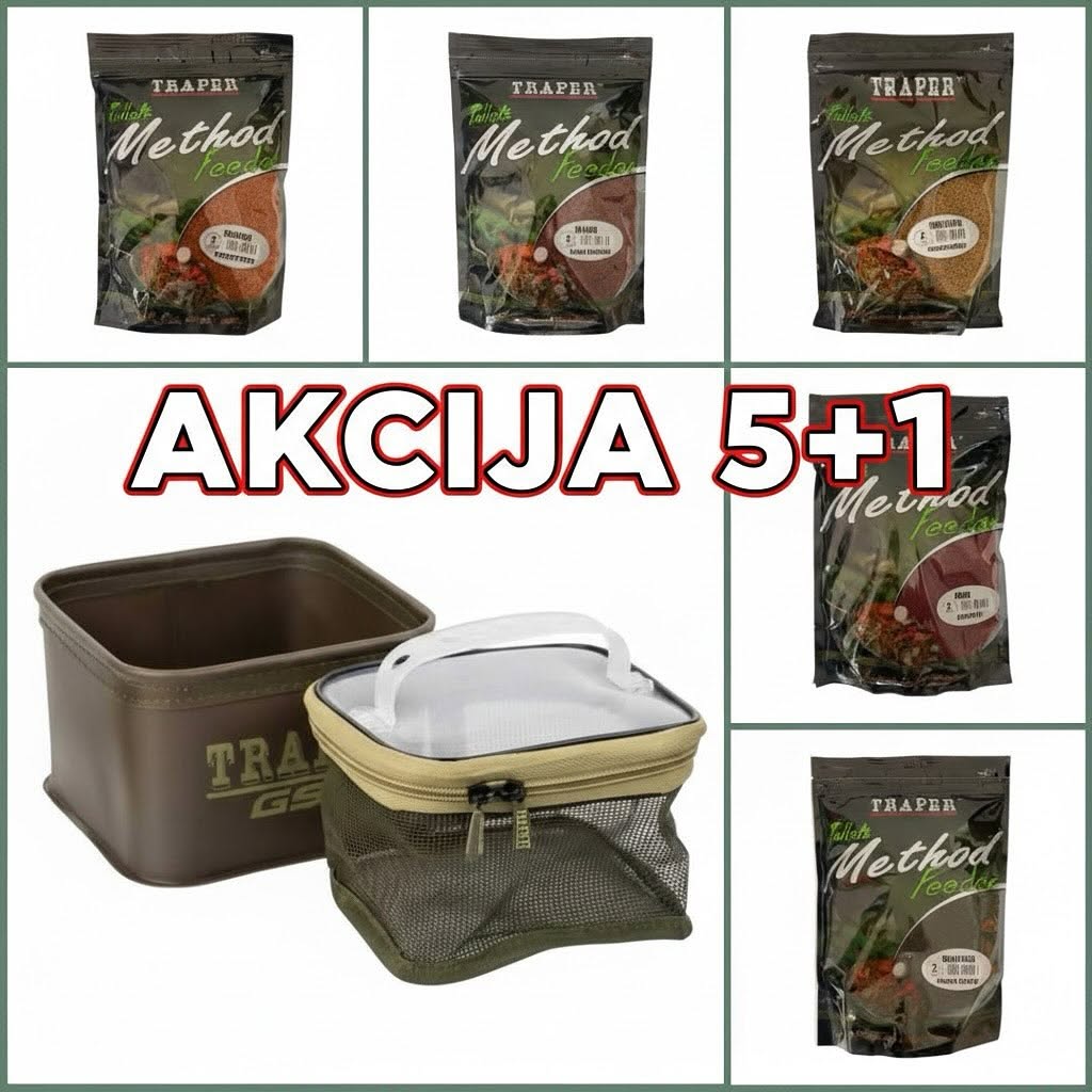 AKCIJA – MF peleti 2mm   / 5 kom + 1kom /  posuda sa mrežicom za pelete