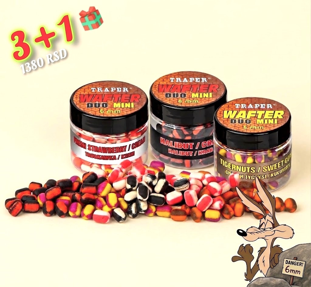 TRAPER – DUO Mini-Wafter 6mm / 3+1 GRATIS /